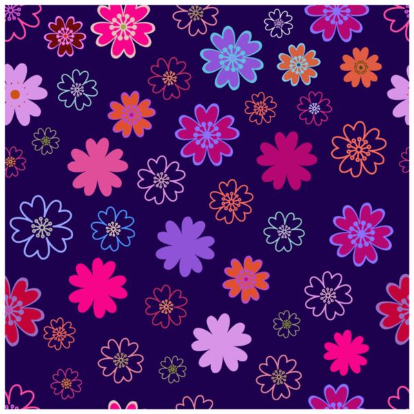 Flower  Colorful Flowers without Stem  Background Designs with Frame  Floral Background  FLR 17 Thumbnail