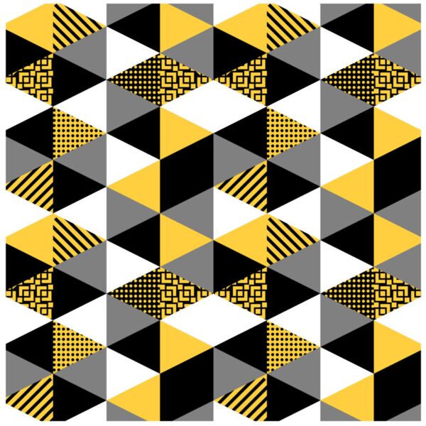 Geometry  Side by Side Yellow   Black Triangles  Background Designs with frame  Shape Background   SHP 17 Thumbnail