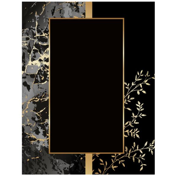 Frame  Gold   Black Theme Frame 1  Background Designs with Frame  Elegant A Background  ELB 19 Thumbnail