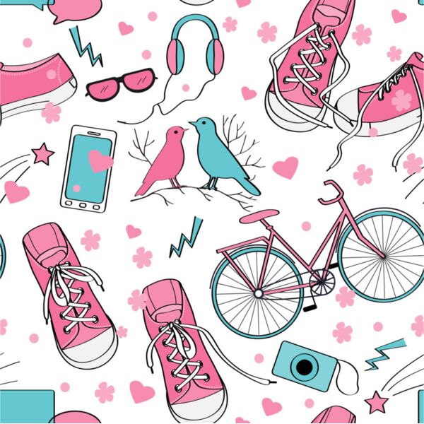 Pattern  Girly Background 9  Background Designs with Frame  Ladies Background  LDP 21 Thumbnail