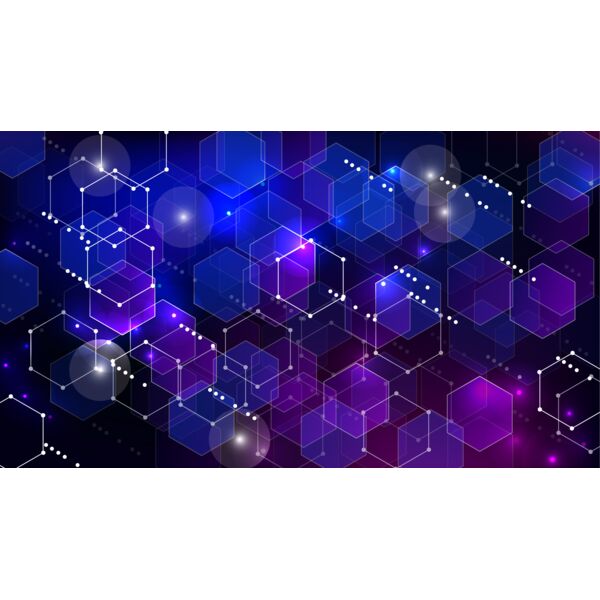 Space  Hexagon with Dots  Background Designs with Frame  Galaxy Background  GLX 13 Thumbnail