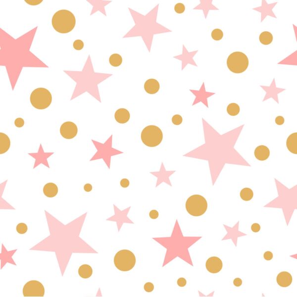 Pattern  Pink Stars   Gold Dots  Background Designs with Frame  Ladies Background  LDP D Thumbnail