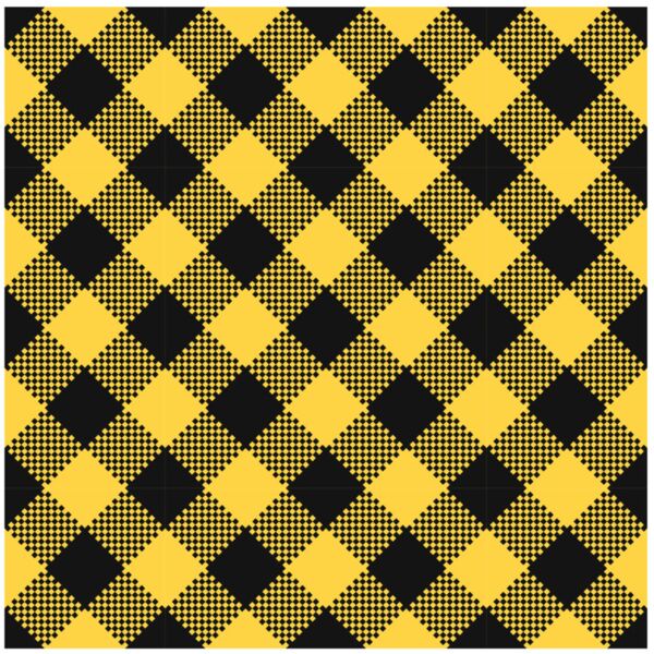 Pattern  Yellow   Black Checkered 1  Background Designs with Frame  Checkered Background  CHK 13 Thumbnail