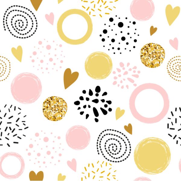 Pattern  Scattered Shapes  Background Designs with Frame  Ladies Background  LDP 11 Thumbnail