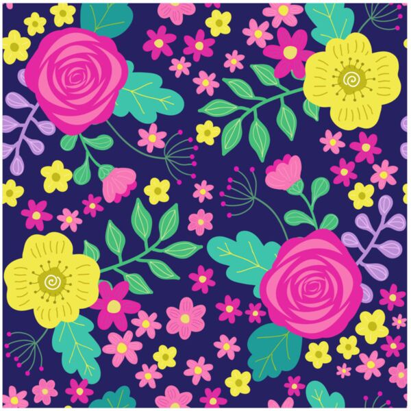 Flower  Animated Flowers  Background Designs with Frame  Floral Background  FLR 13 Thumbnail