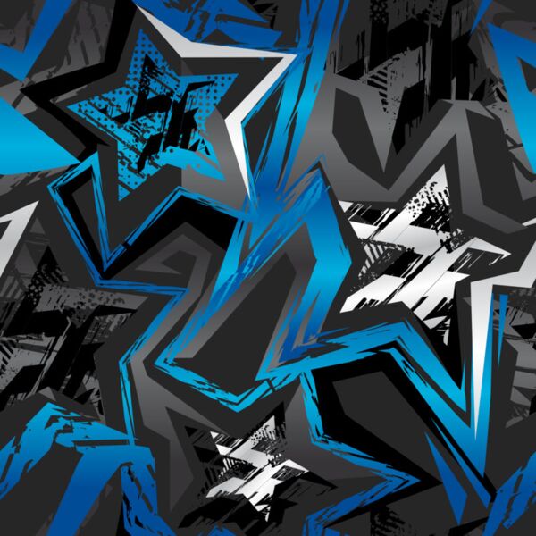 Pattern  Blue Black White Stars  Background Designs with Frame  Gentlemens Background  GNM 10 Thumbnail