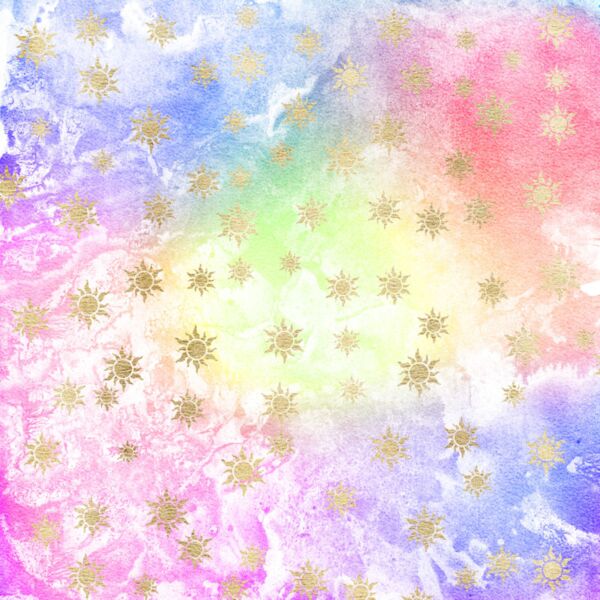 Pattern  Gradient Background with Gold Suns  Background Designs with Frame  Watercolor Background  WTC 22 Thumbnail