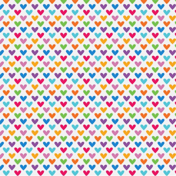Pattern  Rainbow Hearts  Background Designs with Frame  Rainbow Background  RBW 24 Thumbnail