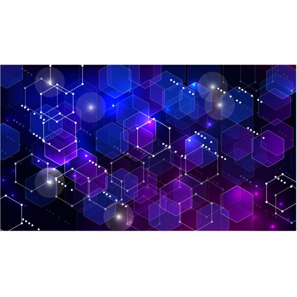 Space  Hexagon with Dots  Background Designs with Frame  Galaxy Background  GLX 18 Thumbnail