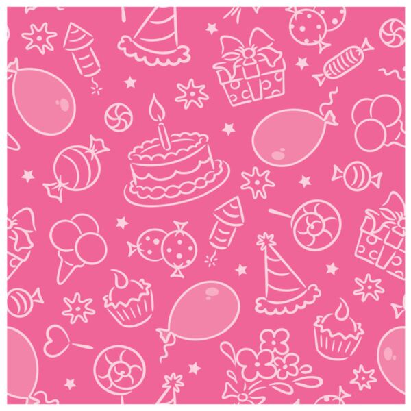 Occasion  Birthday Objects Pink  Background Designs with Frame  Birthday Background  BRT 19 Thumbnail