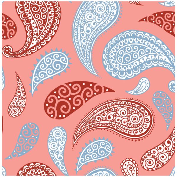 Pattern  Ornamental Textile 5  Background Designs with Frame  Paisley Background  PSL 5 Thumbnail