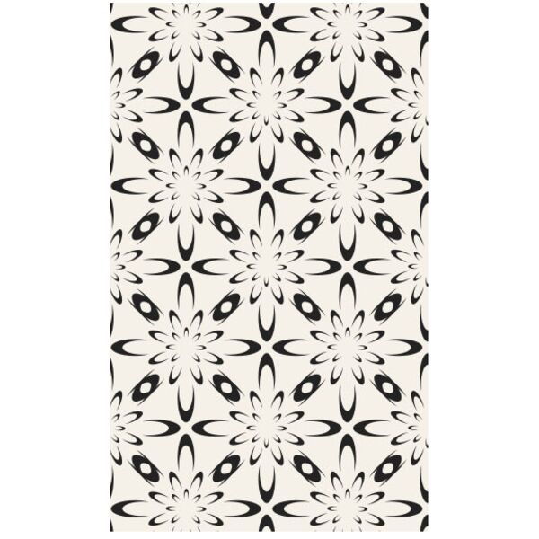 Pattern  Flower  Background Designs with Frame  Black and White Background  BWB 14 Thumbnail