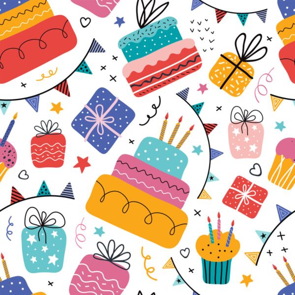 Occasion  Birthday Objects 3  Background Designs with Frame  Birthday Background  BRT 9 Thumbnail