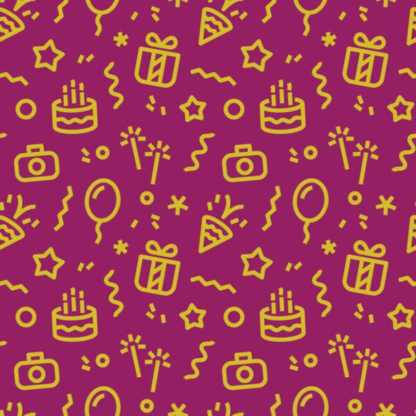 Occasion  Birthday Objects Red  Background Designs with Frame  Birthday Background  BRT 21 Thumbnail