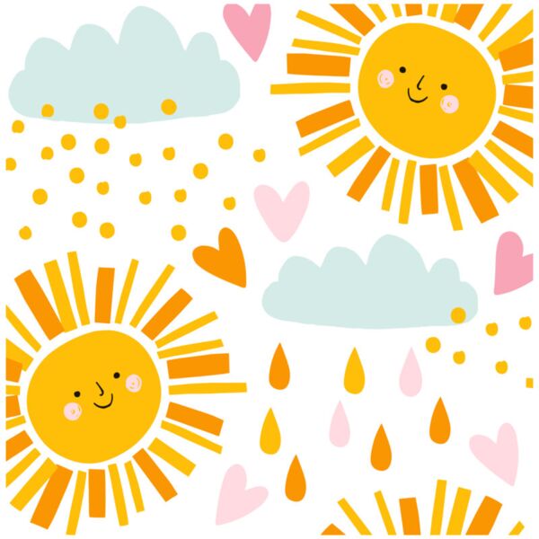 Season  Smiling Sun  Background Designs with Frame  Summer Background  SMR 7 Thumbnail