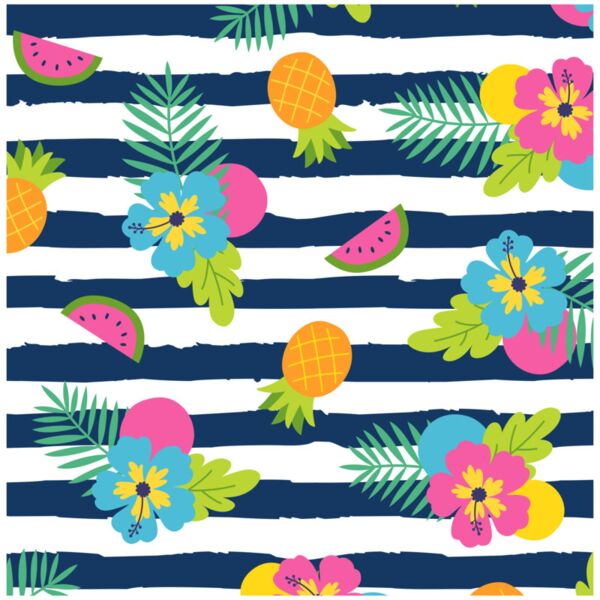 Season  Watermelons   Pineapples with Stripes Background  Background Designs with Frame  Summer Background  SMR 3 Thumbnail