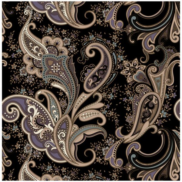 Pattern  Ornamental Textile 7  Background Designs with Frame  Paisley Background  PSL 13 Thumbnail