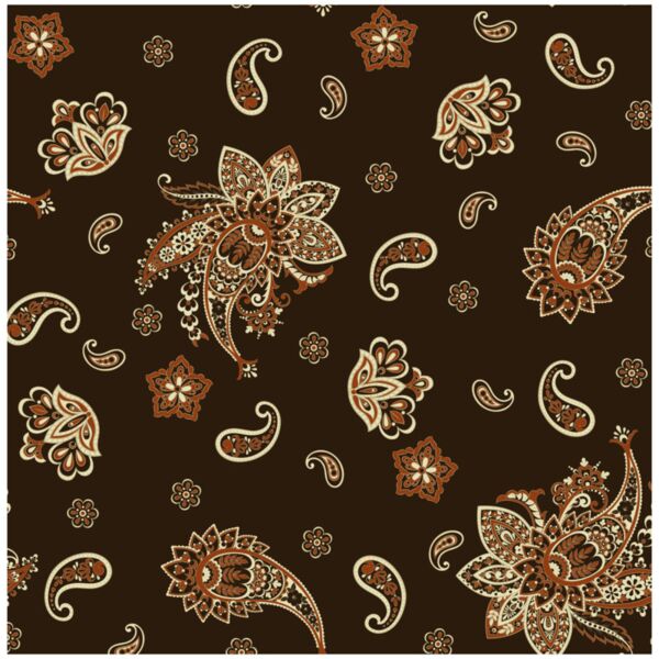 Pattern  Ornamental Textile 17  Background Designs with Frame  Paisley Background  PSL 24 Thumbnail