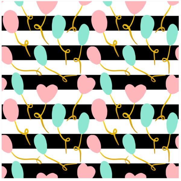 Occasion  Round   Heart Balloons  Background Designs with Frame  Birthday Background  BRT 2 Thumbnail