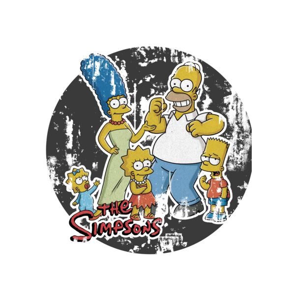 Simpsons, The Simpsons Family Cliparts, Retro Toons, VT - 20 Thumbnail