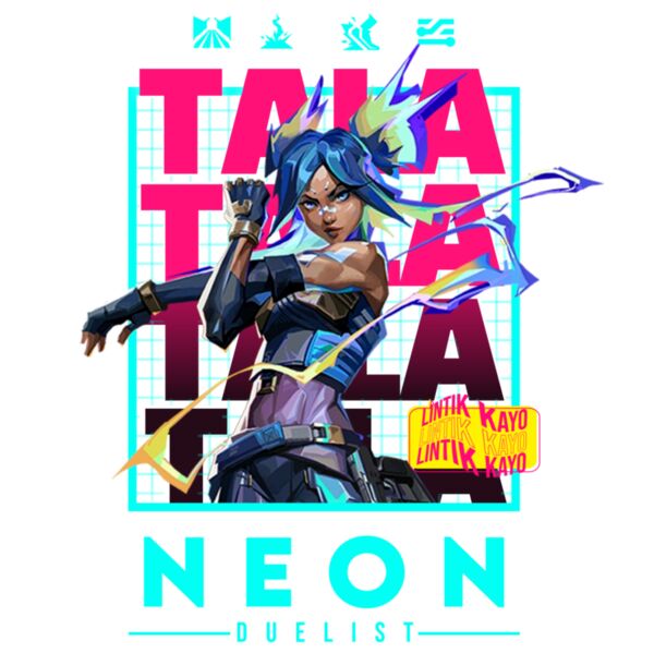 Valorant, Neon Template, Radianite, RAD-4 Thumbnail