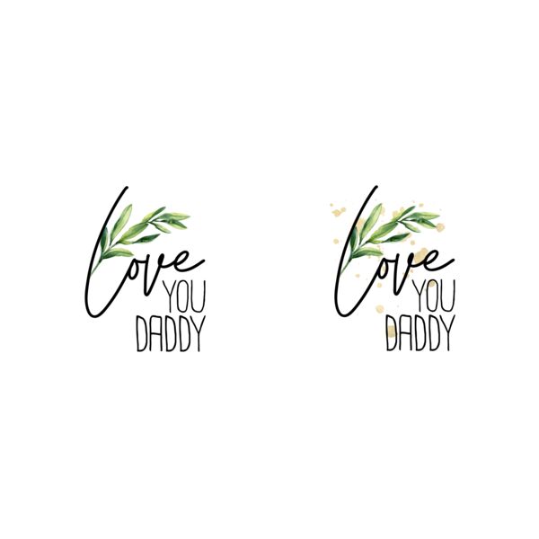 Statements, Love You Daddy Clipart, Super Hero Dad, SHD 11 Thumbnail