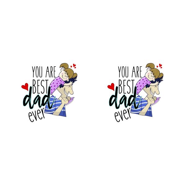 Statements, You Are Best Dad Ever Clipart, Super Hero Dad, SHD 9 Thumbnail