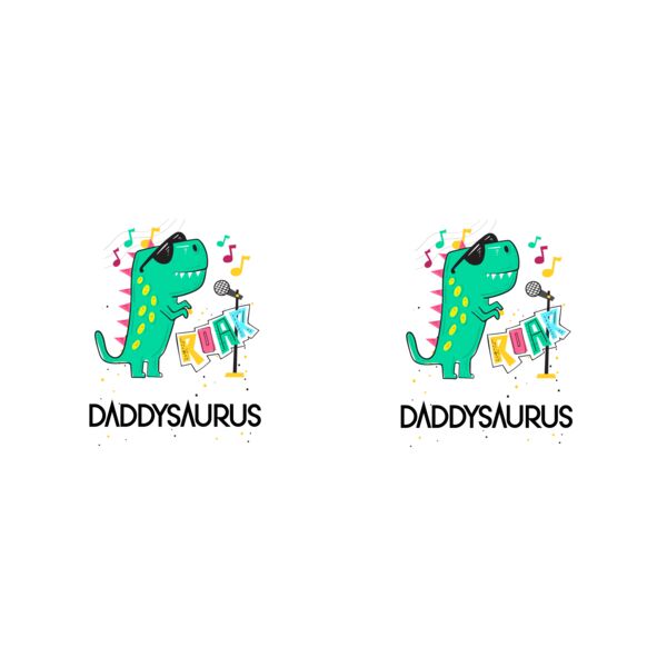 Statements, Daddy Saurus Clipart, Super Hero Dad, SHD 12 Thumbnail