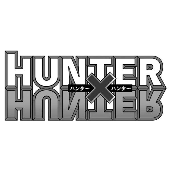 Hunter x Hunter, Hunter x Hunter Black and White Logo Clipart, Hunter X Hunter - Front Thumbnail