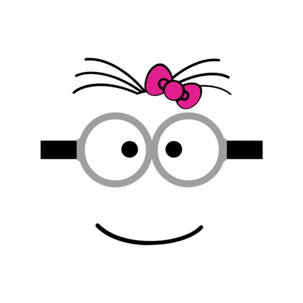Illumination, Two Eyes with Ribbon Clipart, Minions - MON 9 Thumbnail