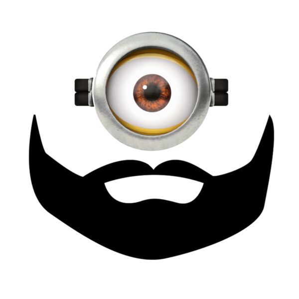 Illumination, One Eye with Full Beard Eyes Clipart, Minions - MON 5 Thumbnail