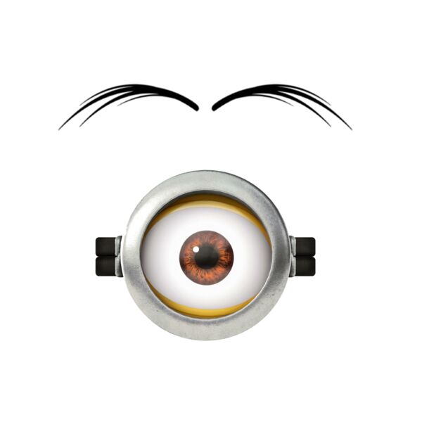 Illumination, One Eye with Hair Clipart, Minions - MON 2 Thumbnail