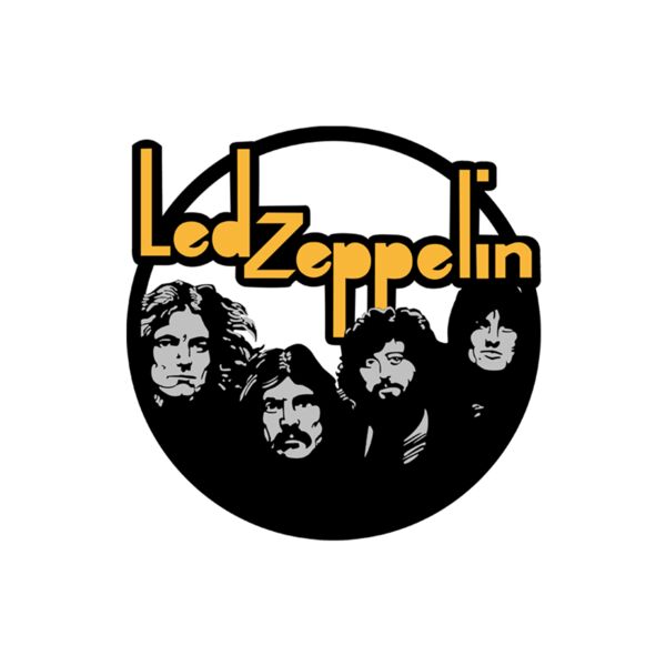 Rock, Led Zeppelin Colored Clipart, Rockband, RCK 8 Thumbnail