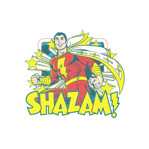 DC, Shazam with Stars Background Clipart, Shazam - SHZ 7 Thumbnail
