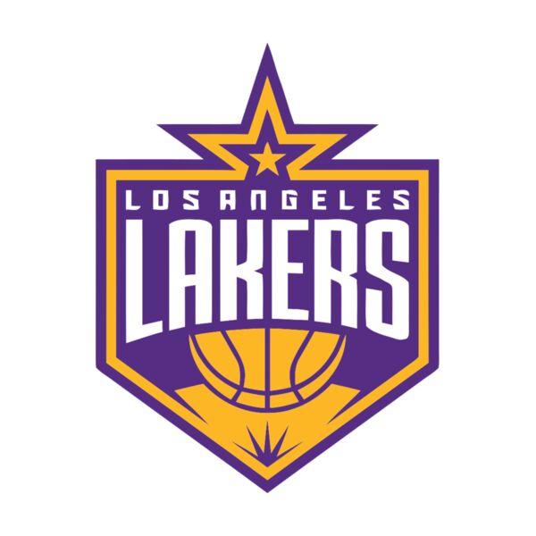 Basketball, Lakers in Pentagon Clipart, LA Lakers Logo - NBA LA7 Thumbnail
