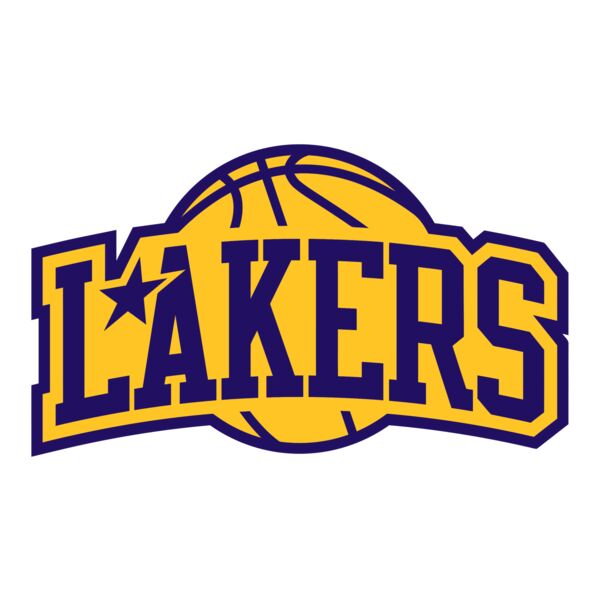 Basketball, Lakers Yellow & Blue Clipart, LA Lakers Logo - NBA LA6 Thumbnail