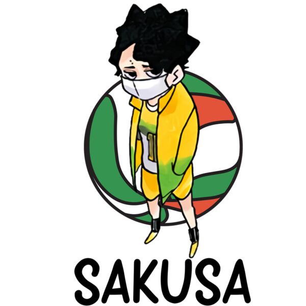 Volleyball, Sakusa Clipart, Haikyuu Chibi - HKC 4 Thumbnail