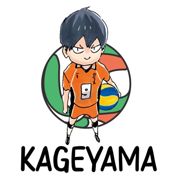 Volleyball, Kageyama Clipart, Haikyuu Chibi - HKC 5 Thumbnail