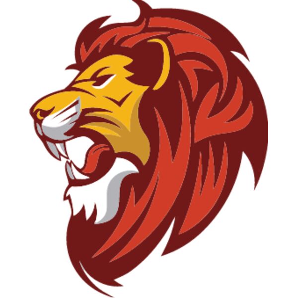 Lion, School Mascot, Sports Logo, Animal Logo, Esports Logo, Changeable Color, Animal Vector Mascot Thumbnail