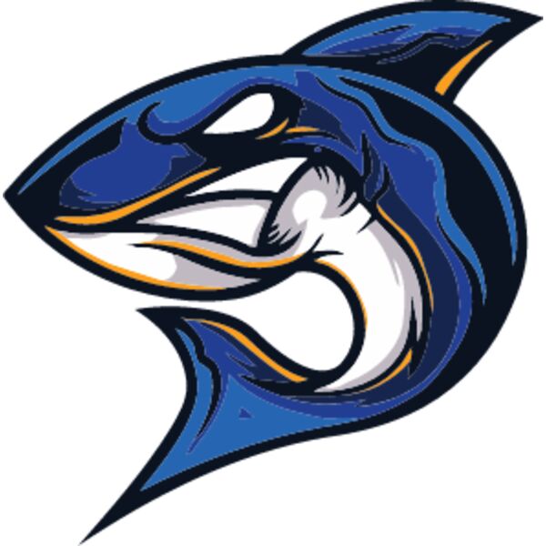 Shark, School Mascot, Sports Logo, Animal Logo, Esports Logo, Changeable Color, Animal Vector Mascot Thumbnail
