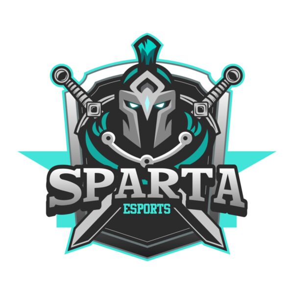 Sparta Esports, Sports Logo, Gamer Logo, Esports Logo, Changeable Color, Gaming Vector Mascot Thumbnail
