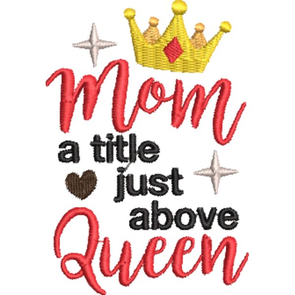 Mom is Queen 4x4 Thumbnail