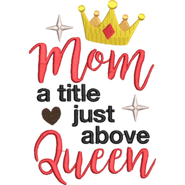 Mom is Queen 5x7 Thumbnail