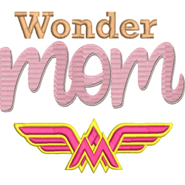 Wonder Mom with logo 8x8 Thumbnail