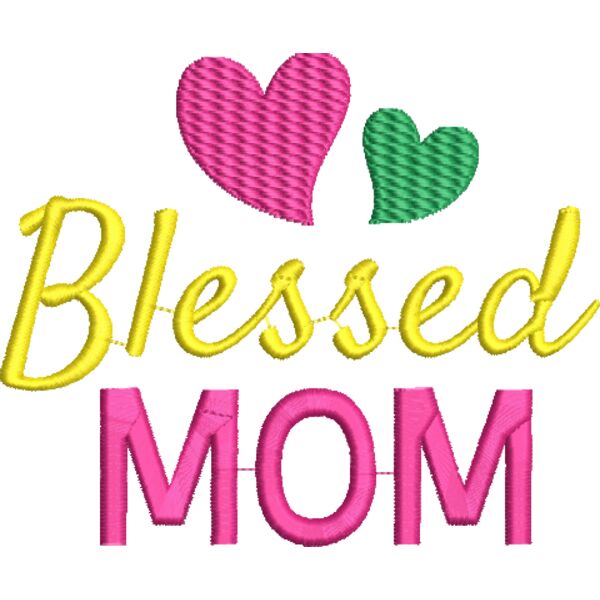 Blessed Mom 5x5 Thumbnail