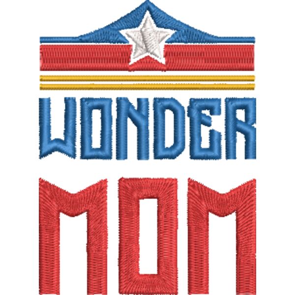 Wonder Woman Mom 4x4 Thumbnail
