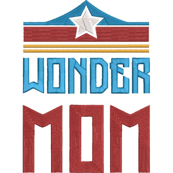 Wonder Woman Mom 8x8 Thumbnail