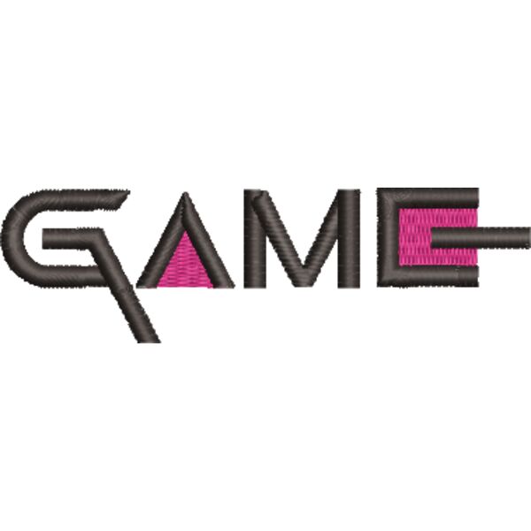 Letters Game 4x4, Squid Game Embroidery Designs, Embroidery Artwork, Ready to use Designs Thumbnail