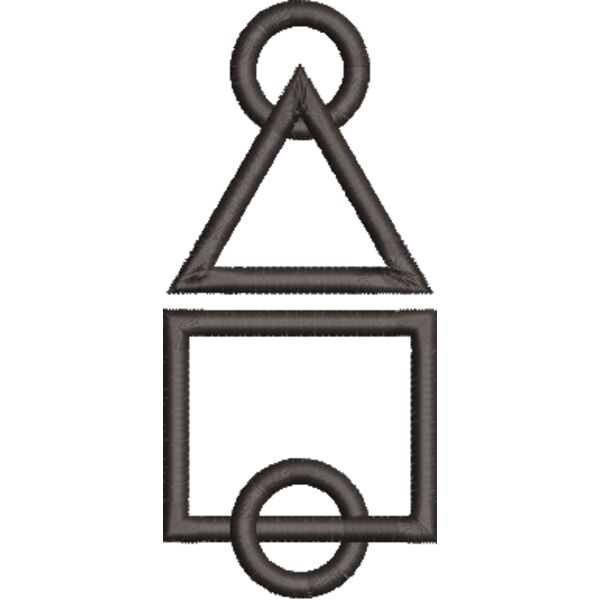 Game Logo 2 4x4, Squid Game Embroidery Designs, Embroidery Artwork, Ready to use Designs Thumbnail