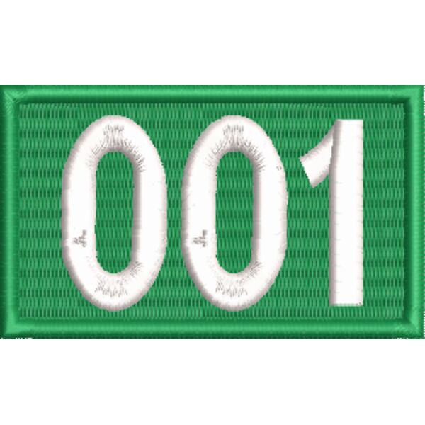 Squid Game Player 001 4x2, Squid Game Embroidery Designs, Embroidery Artwork, Ready to use Designs Thumbnail